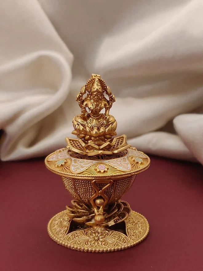 Antique Kum Kum Box Sindoor Dabbi Kankawati by Nayab - Image 2