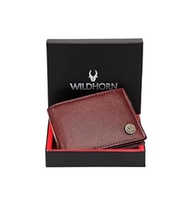 WildHorn RFID Protected Leather Wallet for Men, Brown - Image 6