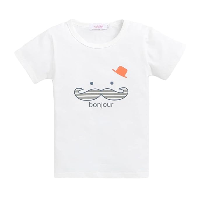 Hopscotch Boys Cotton Blend Graphic Print Clothing Sets - Image 4