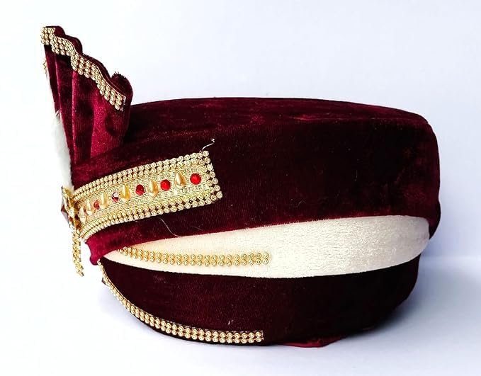 BSSAFA Dulha/Bridegroom/Wedding Pagdi/Safa/Turban/Sehra for Men - Image 4