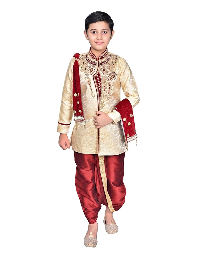 Joley Poley Designer Sherwani for Kids and Boys - Image 2