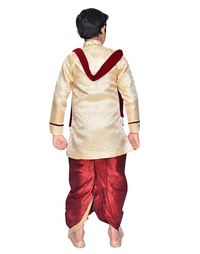 Joley Poley Designer Sherwani for Kids and Boys - Image 4