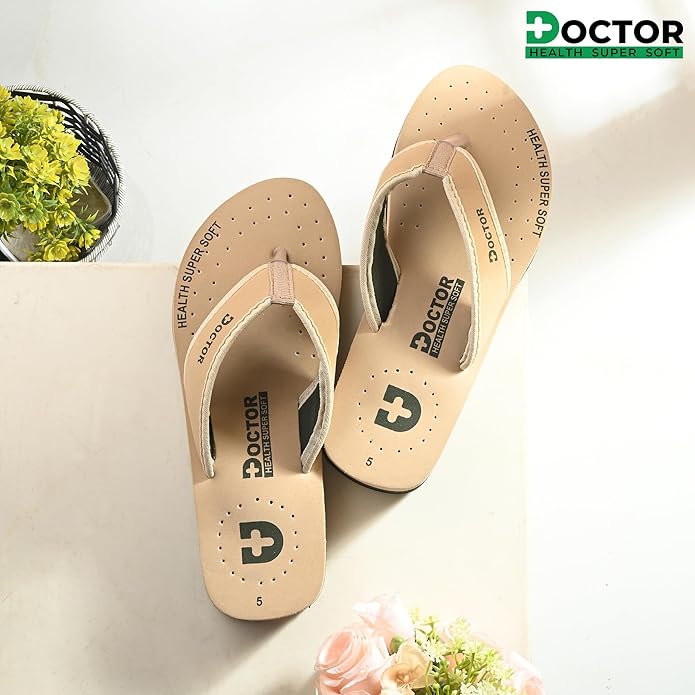 DOCTOR HEALTH SUPER SOFT Newly Slipper for Women Premium | Soft | Comfortable | Orthopaedic | Diabetic | Lightweight | Pregnancy | Antiskid | Slippers for Women's - Image 3