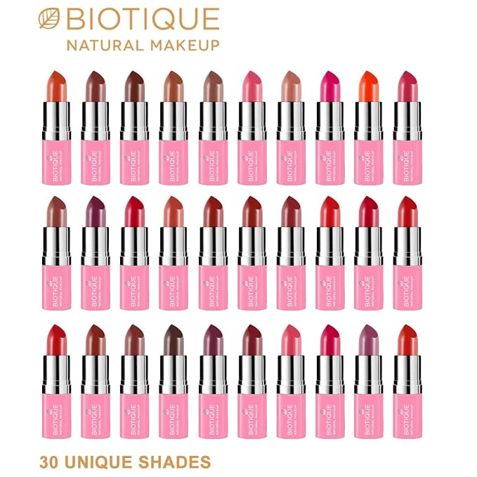 Biotique Natural Makeup Starkissed Moist Matte Lipstick, Dancing Queen