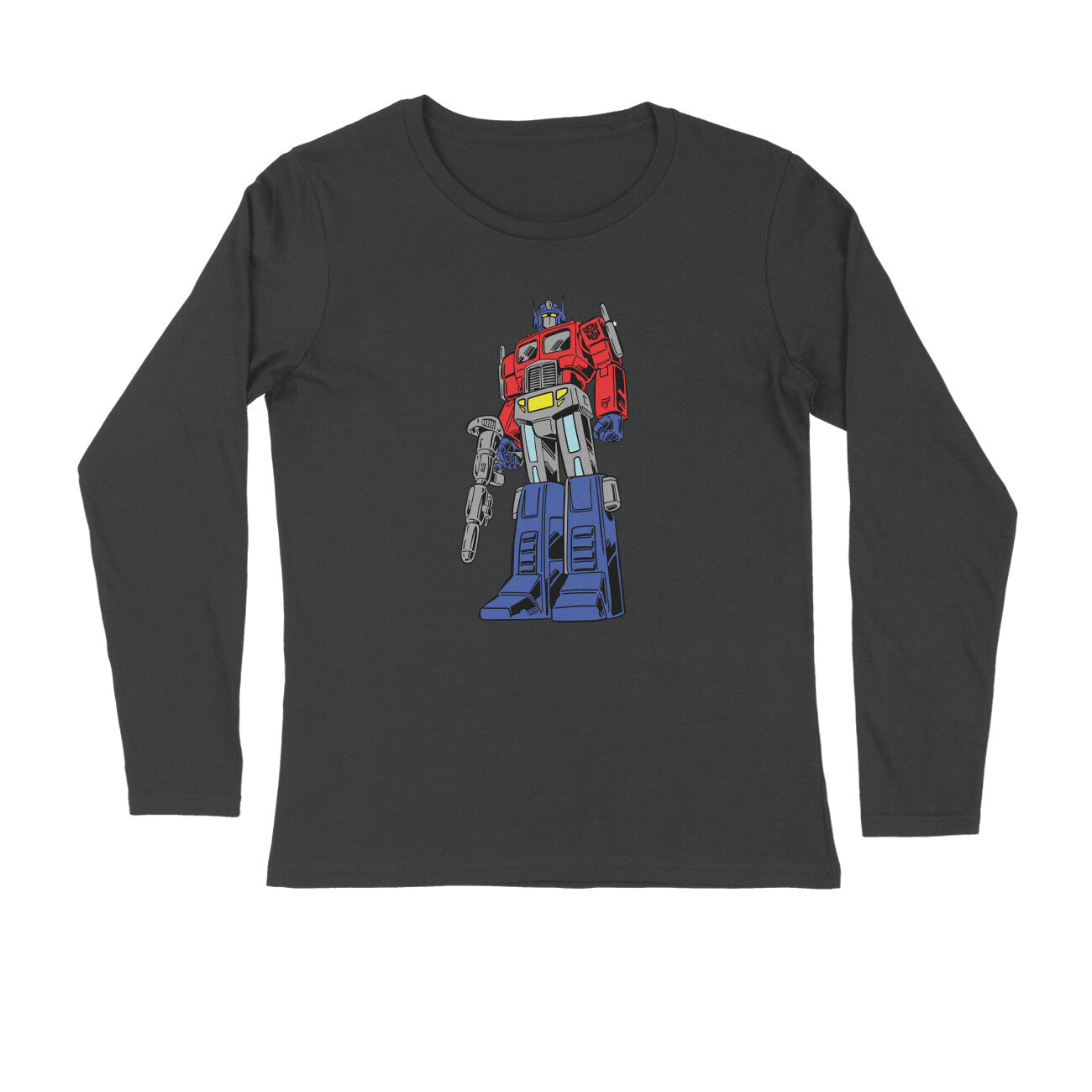 Men Optimus prime graphic printed full sleeve T-Shirt - Image 5