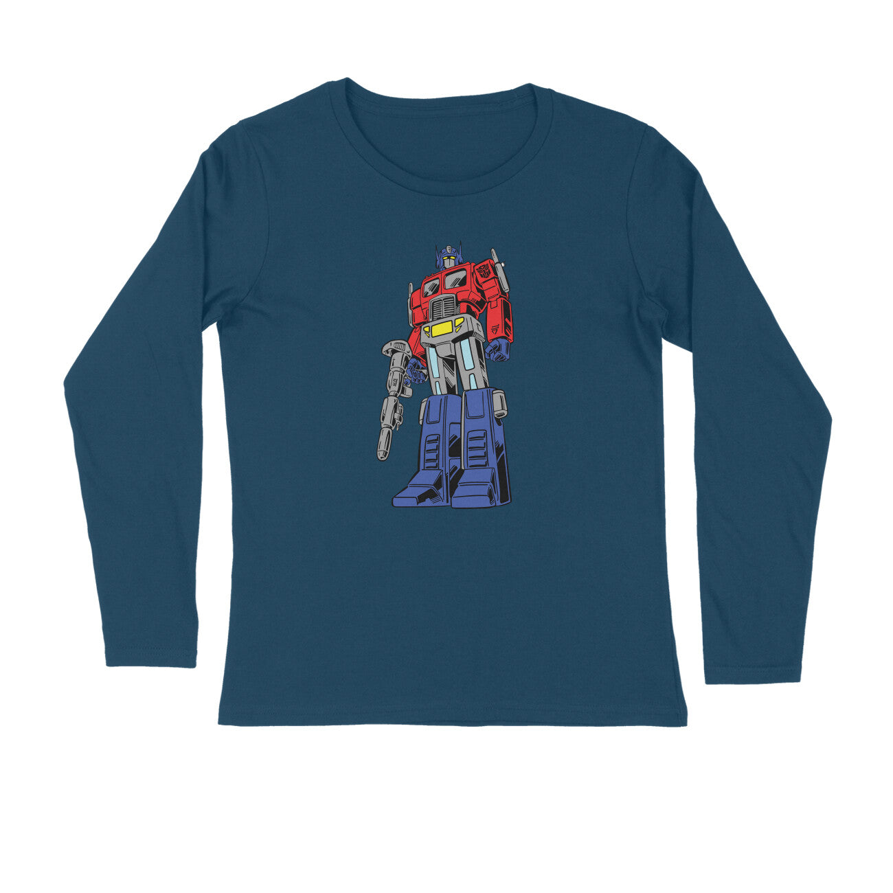 Men Optimus prime graphic printed full sleeve T-Shirt - Image 8