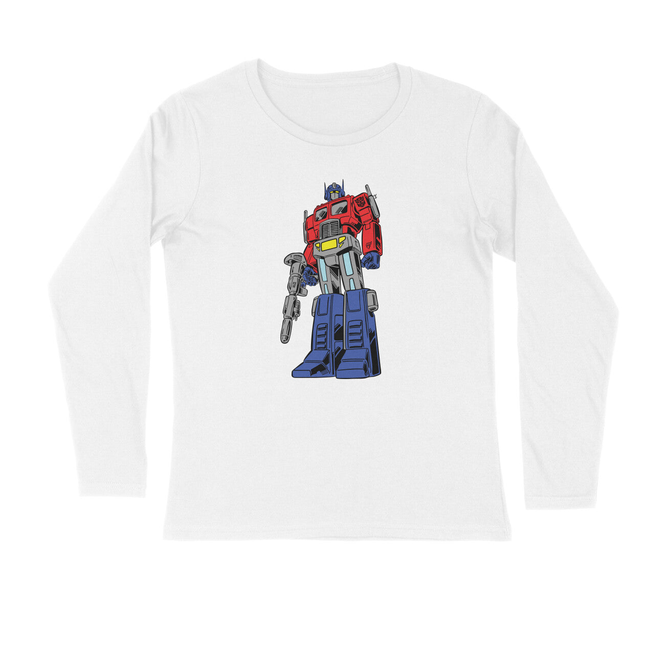 Men Optimus prime graphic printed full sleeve T-Shirt - Image 6