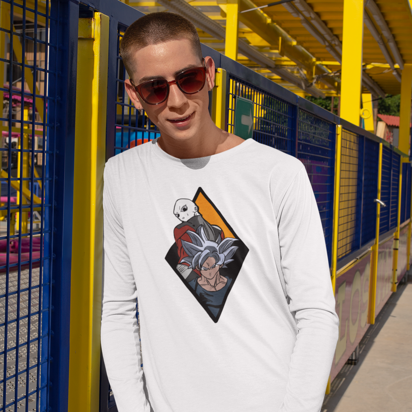 Men goku the supremo graphic printed full sleeve T-Shirt - Image 2